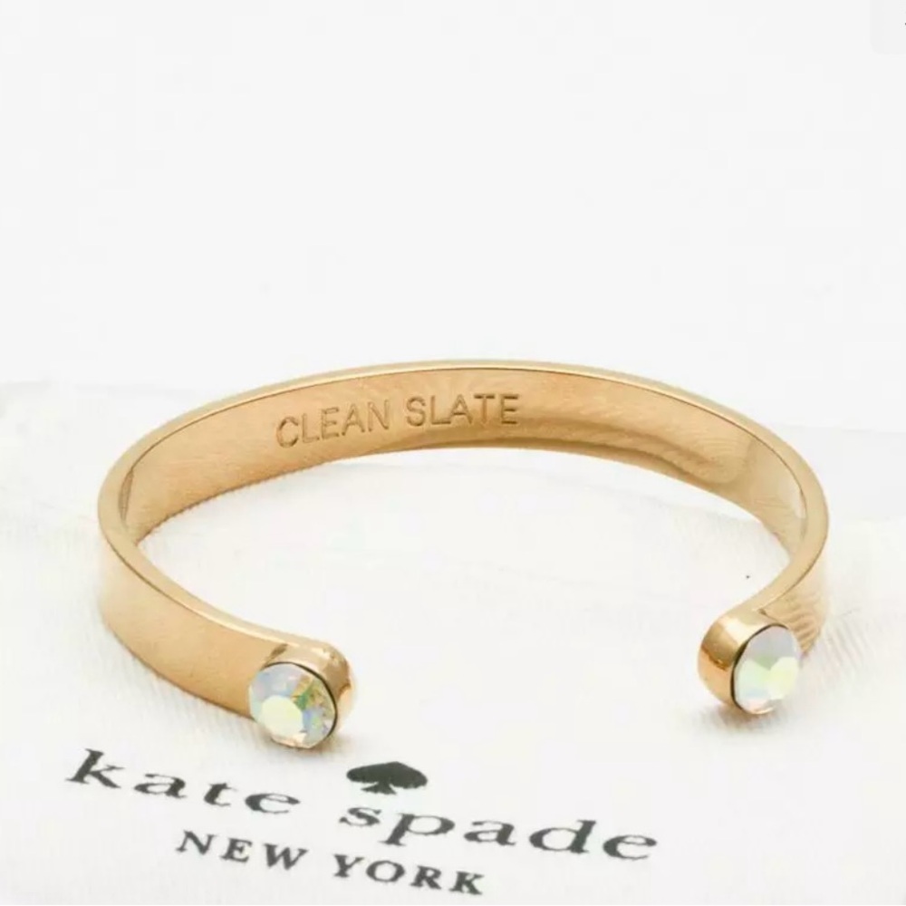 SOLD IN ANOTHER PLATFORM KateSpade Gold Open Cuff Bracelet NWOT